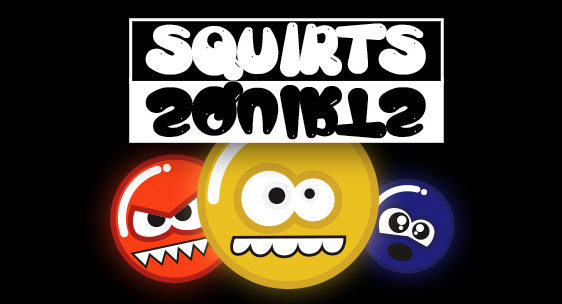 Squirts game title screen