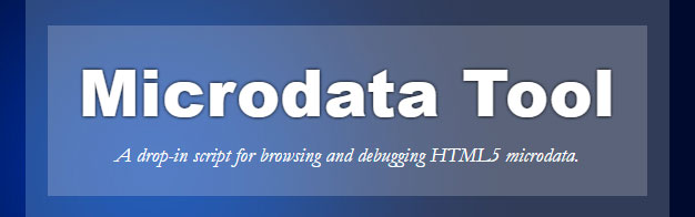 Microdata Tool homepage